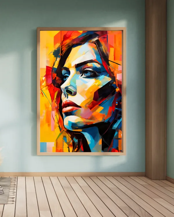 Vibrant Abstract Portrait - Image 3