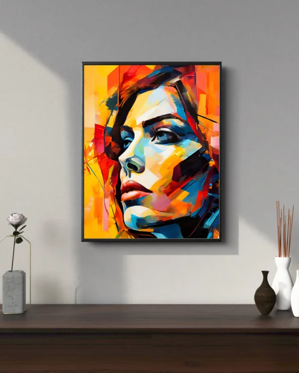 Vibrant Abstract Portrait