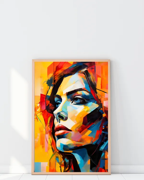 Vibrant Abstract Portrait - Image 2